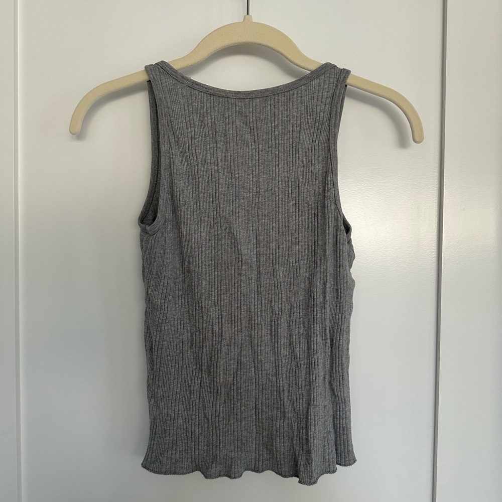 Doen Pointelle Ribbed Tank Top - Picture 4 of 4